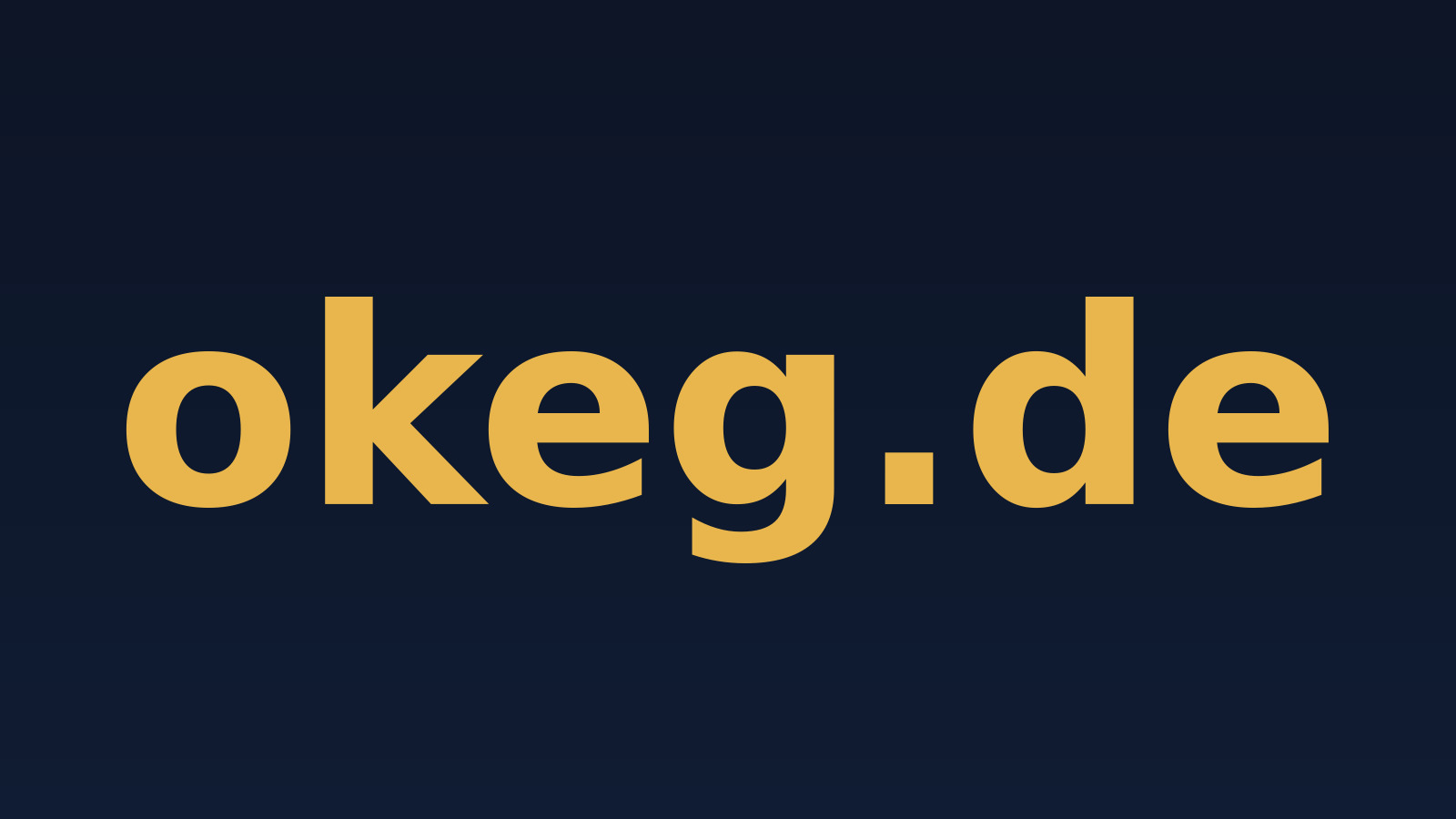 okeg.de – Domain zu verkaufen